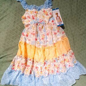 NWT multi colored floral summer dress